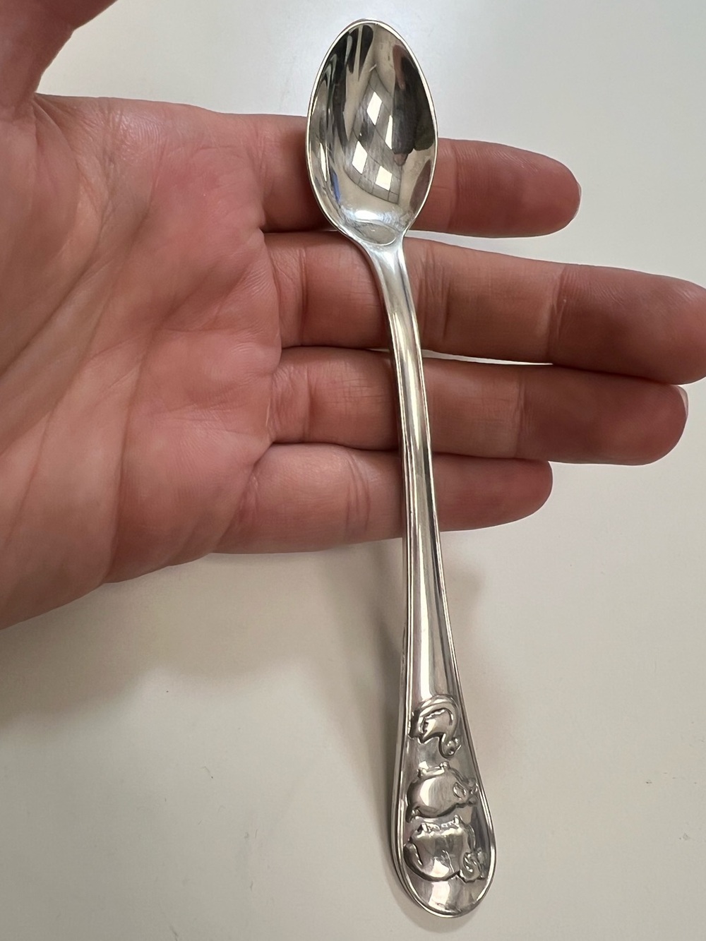 TIFFANY&CO. TABLEWARE BABY SPOON ANIMAL SILVER925 SILVER